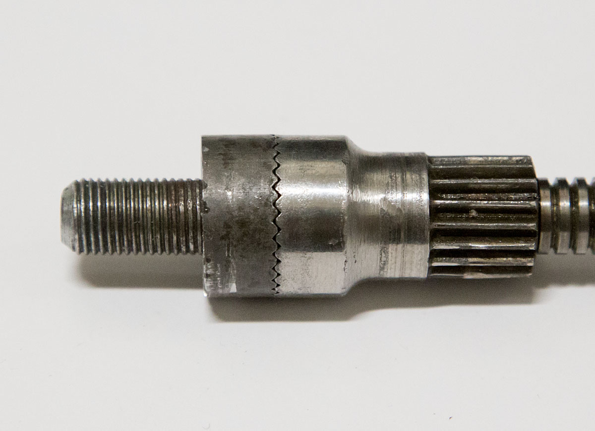 Torpedo Duomatic model R2110 axle spacer on axle